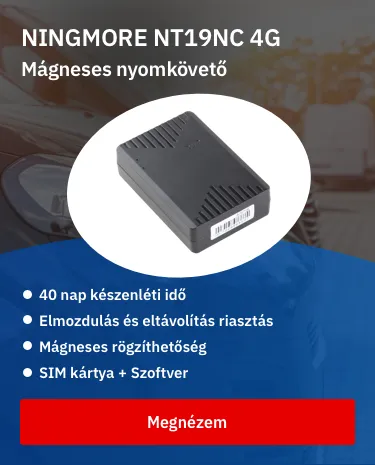 NINGMORE NT19NC-E 4g lte mágneses gps nyomkövető